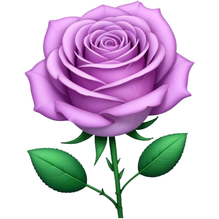Lavender rose emoji