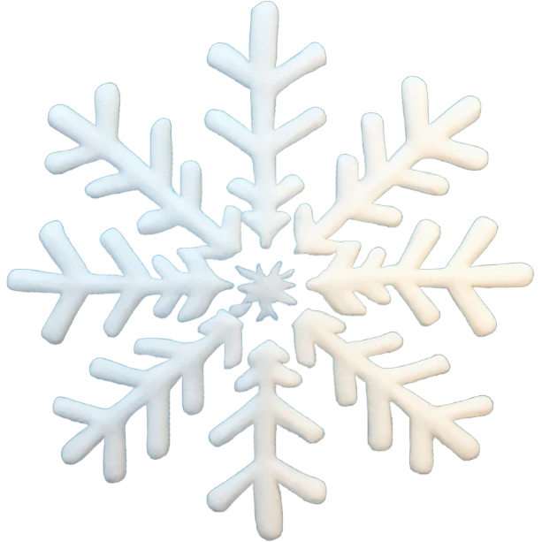 snow flakes magical emoji