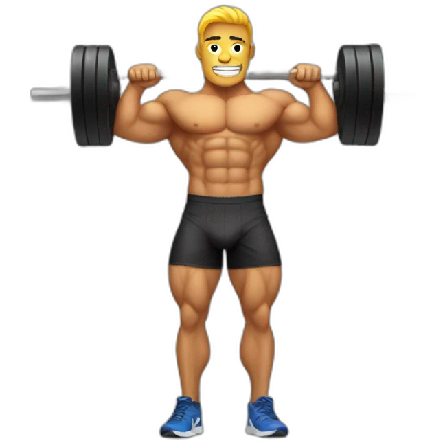Body builder emoji
