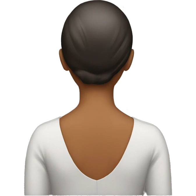 Back facing of a woman emoji