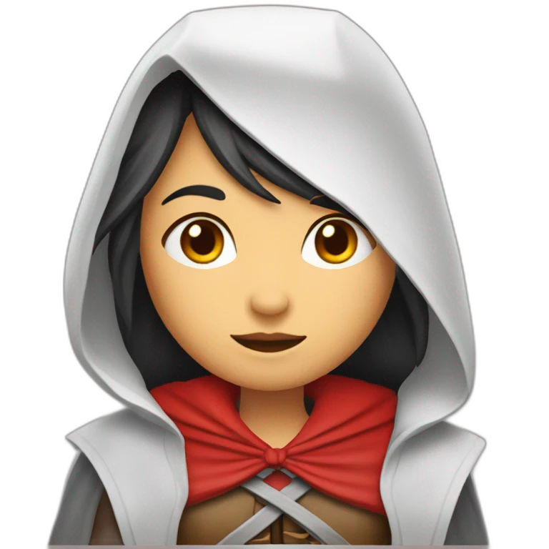 red-ridding-hood-with-long-black-strait-hair-with-white-break emoji