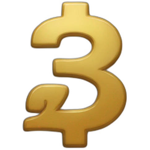 "2B" letters in coin emoji