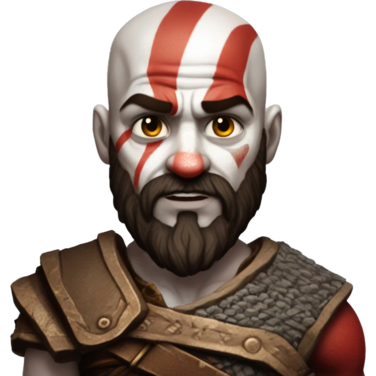 beardless kratos god of war emoji