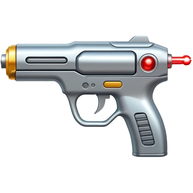 Futuristic laser pistol emoji