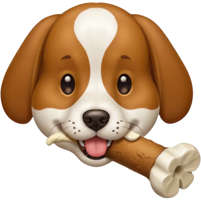 Köpek ve kemik emoji