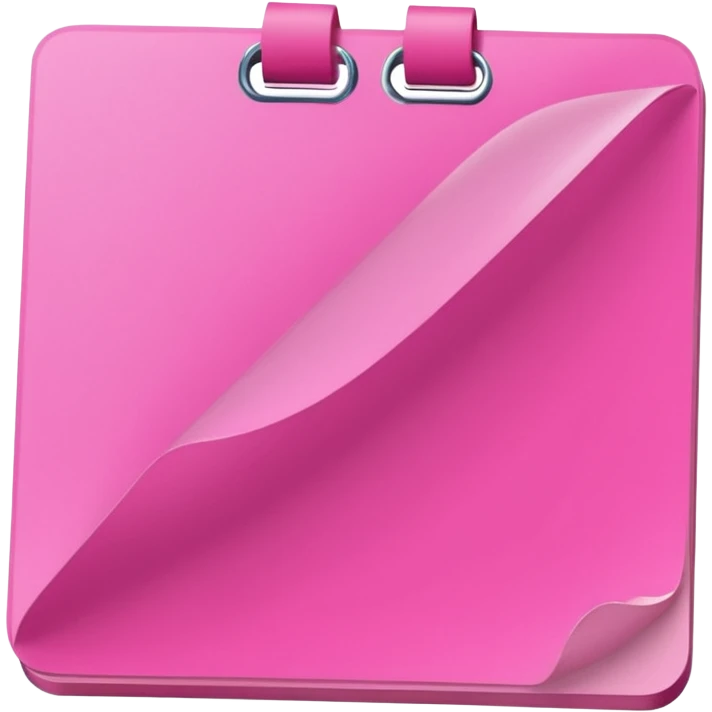 pink sticky notepad emoji