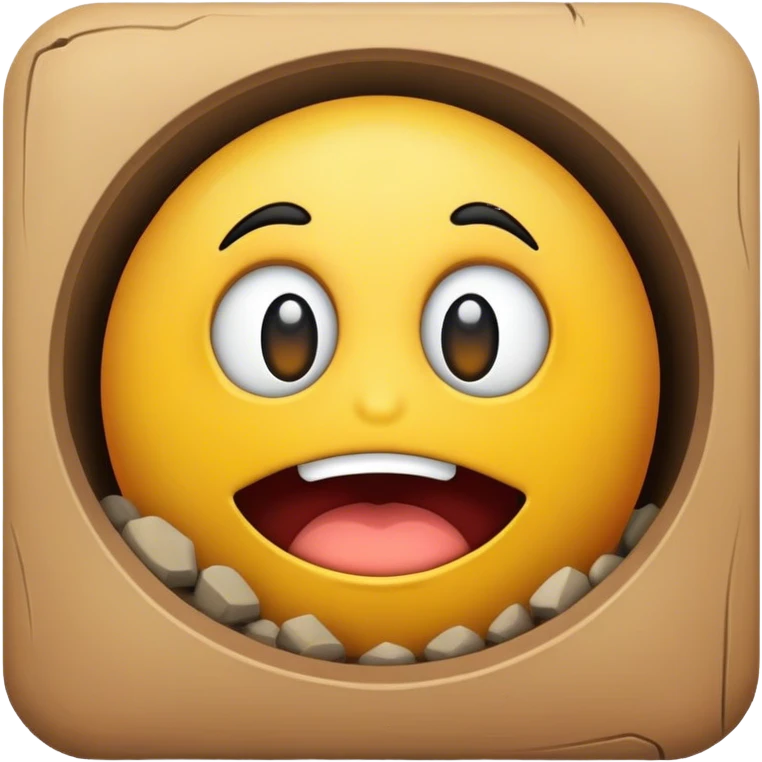 Buried under sones emoji