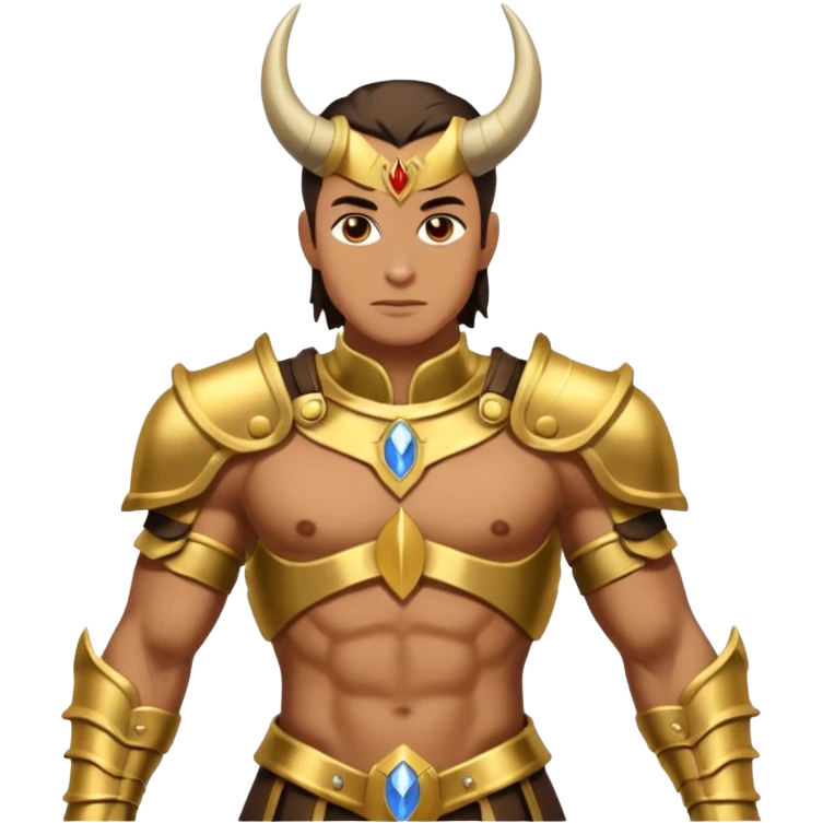 Arcangel san miguel, pisando un demonio emoji