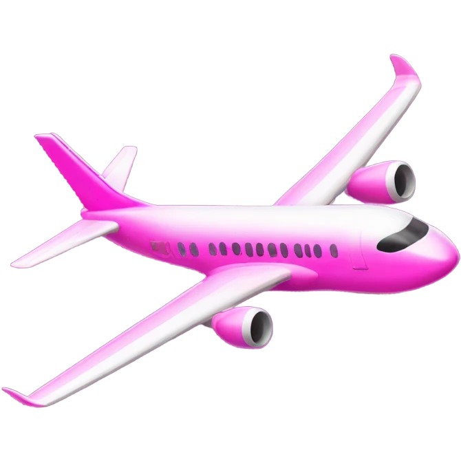 pink plane  emoji