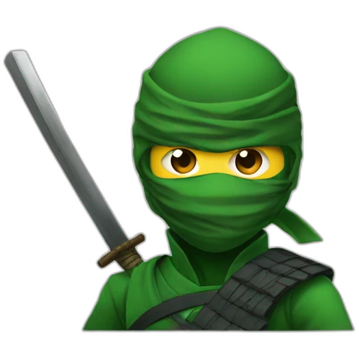 Green ninja  emoji