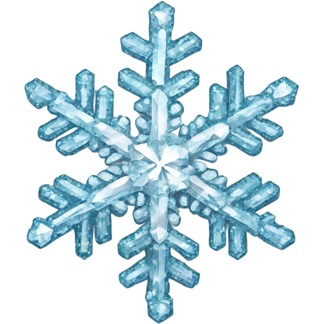 diamond encrusted snowflake emoji