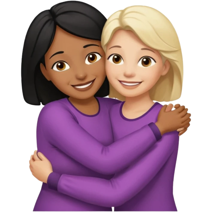 67 y.o. black haired mother loves her 34 blonde daughter  emoji