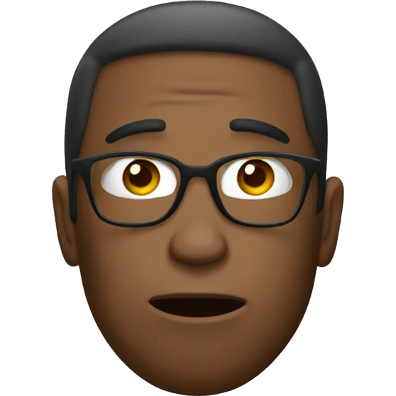 Un emojis que represente la tristeza de un estudiante universitario  emoji