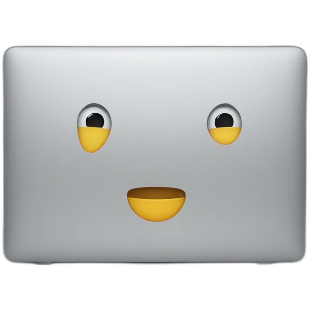 macbook air in corporate office emoji