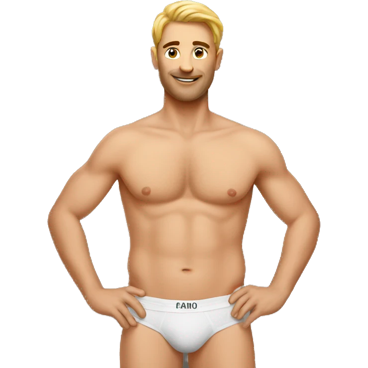 Man in bra emoji
