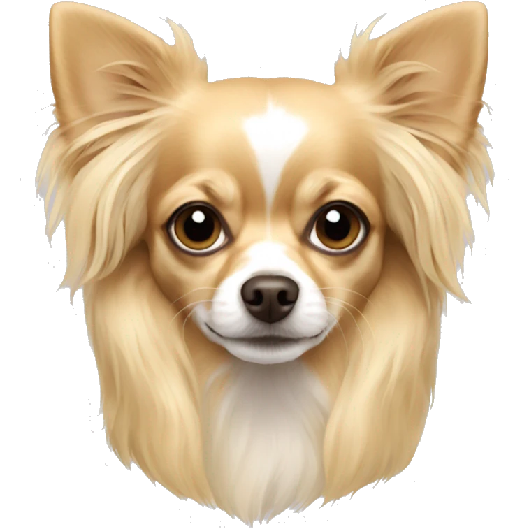 blonde long haired chihuahua emoji