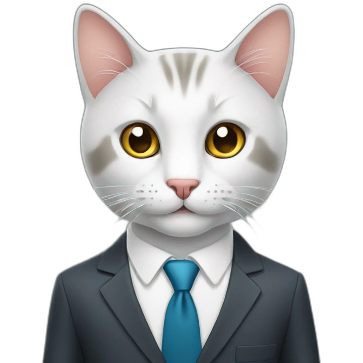 Business cat emoji