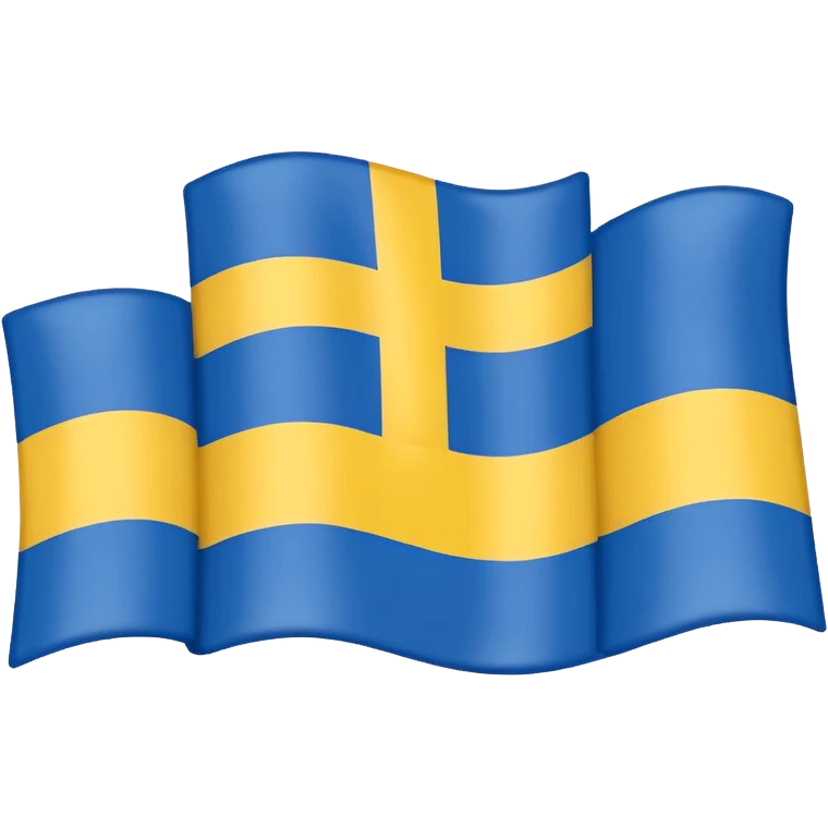 Swedish flag mixed with danish emoji