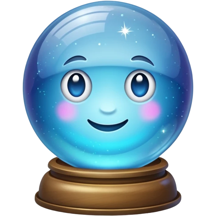 crystal ball sparkles emoji