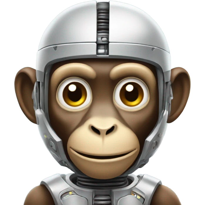￼Monkey robot emoji