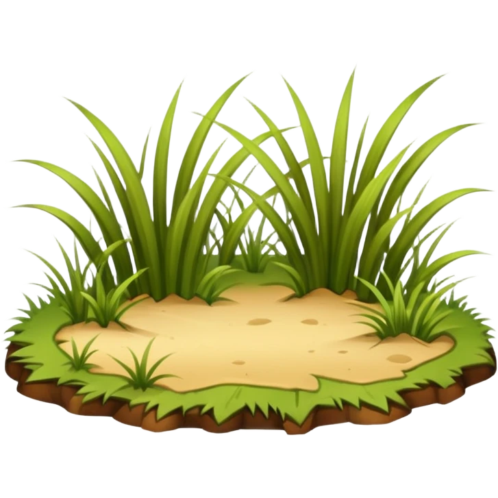 a beige patch of grass emoji