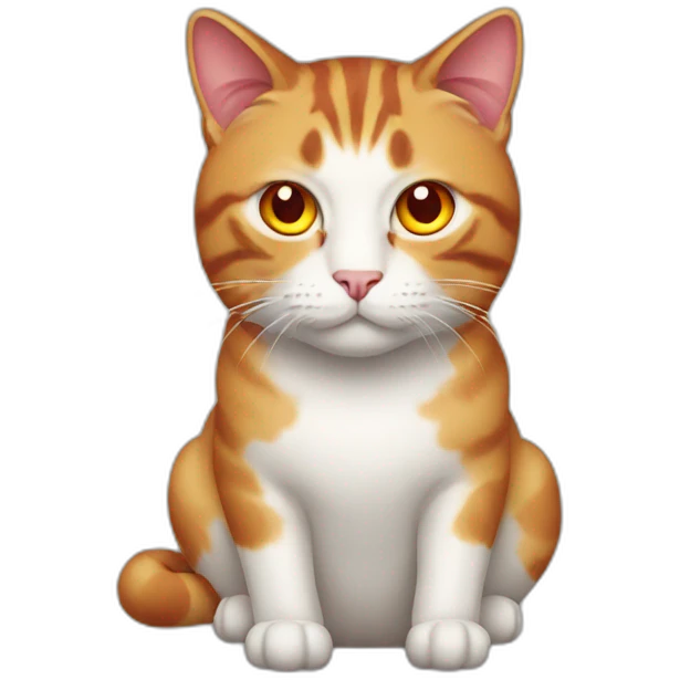 cat with a red bull emoji