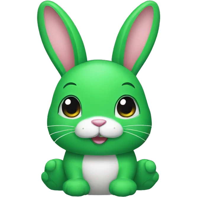 green bunny emoji
