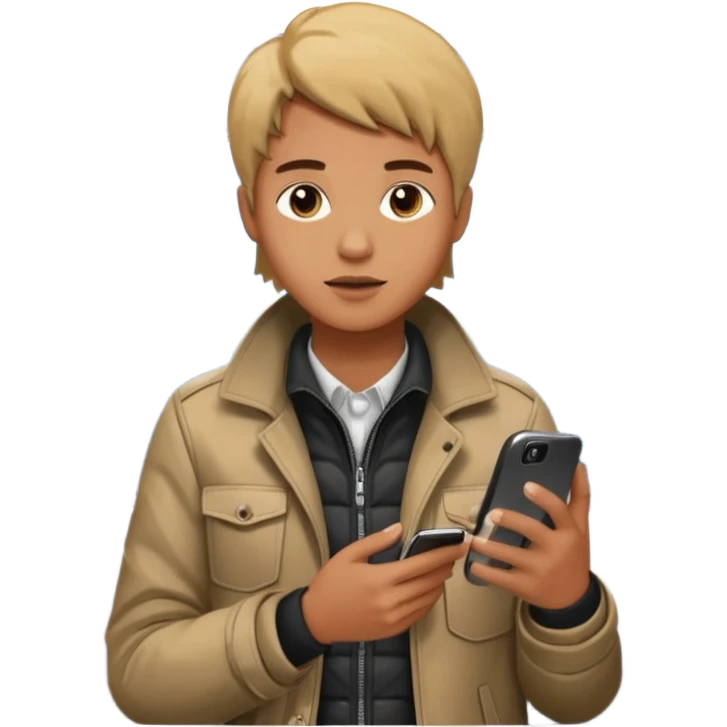 Rider with phone,Metro Riders, inside metro train, no transparent, with background,full image , negative transparent, positive background. emoji