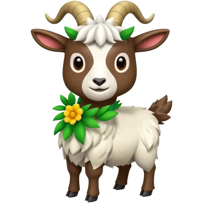 Gogoat-Skiddo-Floragato-Sprigatito-fusion  emoji