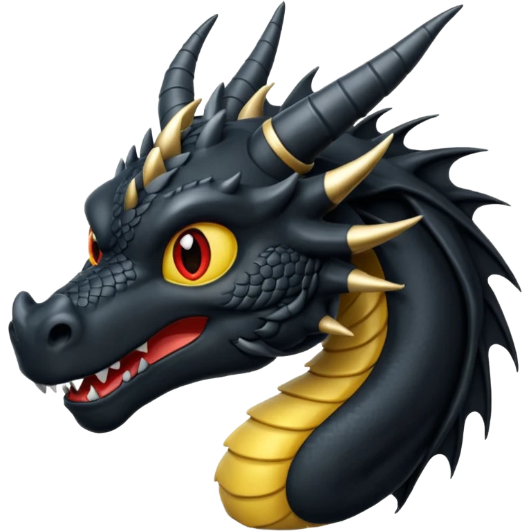 Black dragon emoji