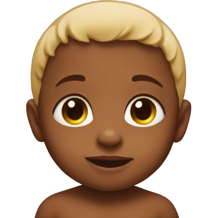 Baby showing love emoji
