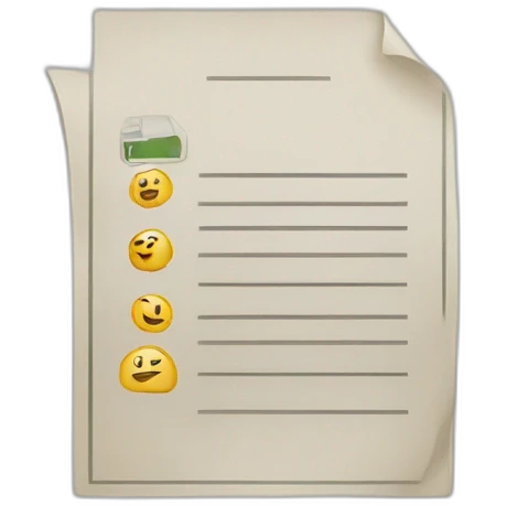 document on the screen emoji