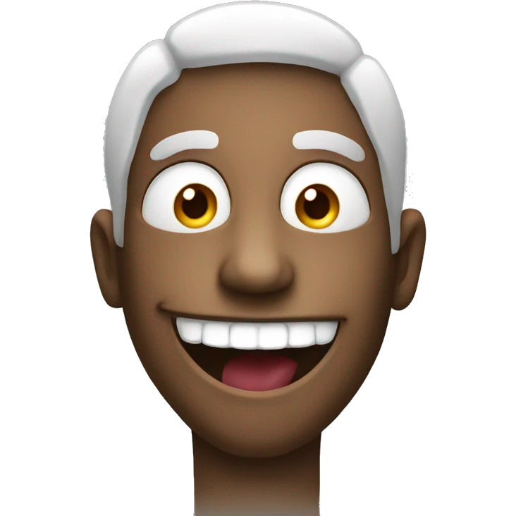 smile emoji with long nose emoji