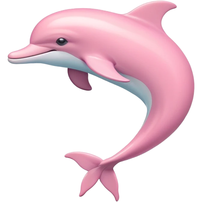 Pastel-pink-colors-dolphin emoji