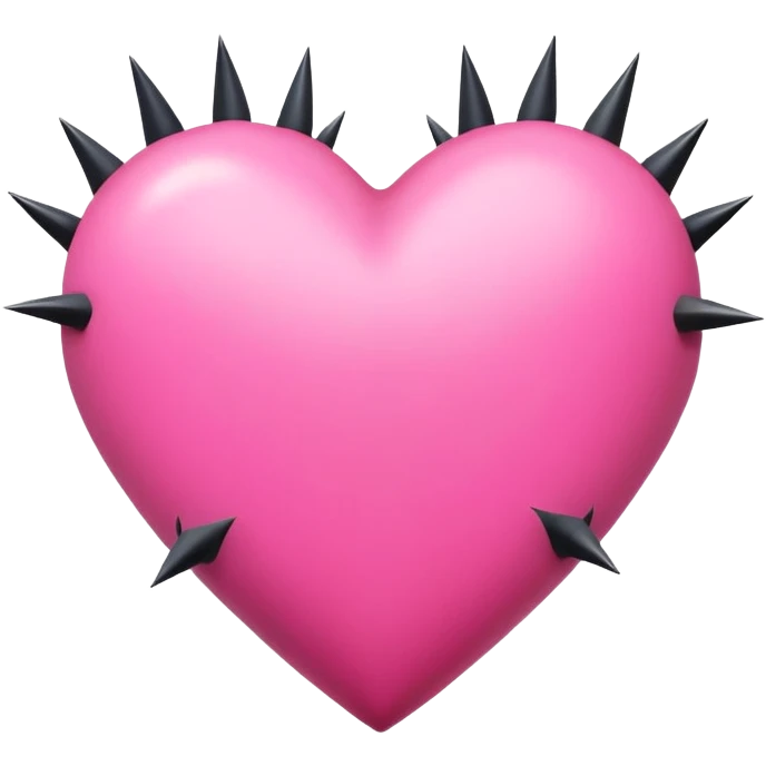 pink heart with thorns emoji