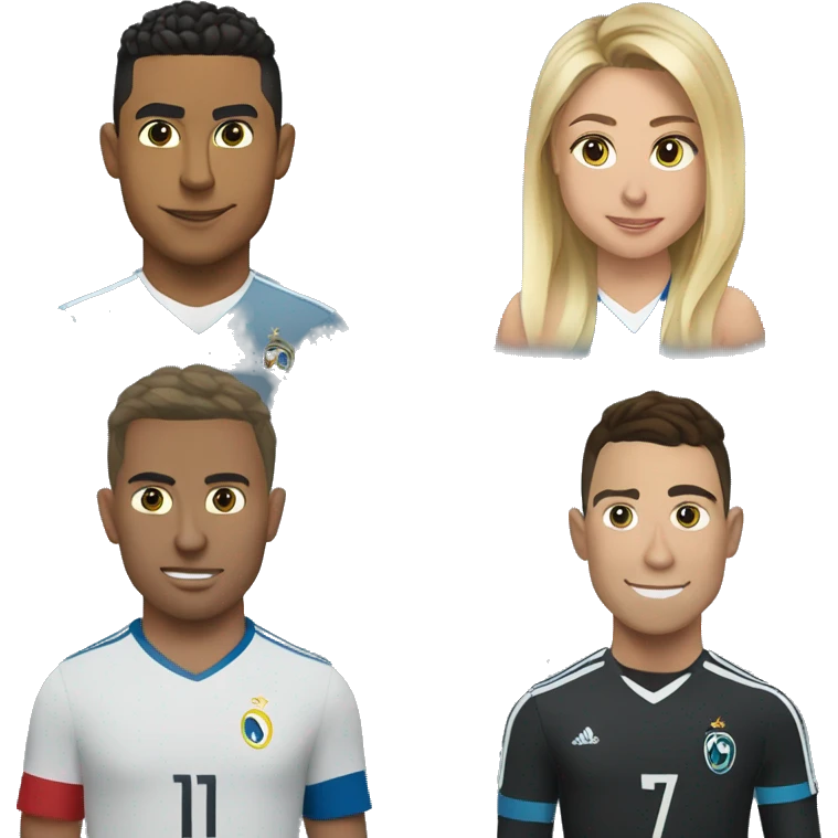 Ishowspeed and Ronaldo doing the suiii emoji