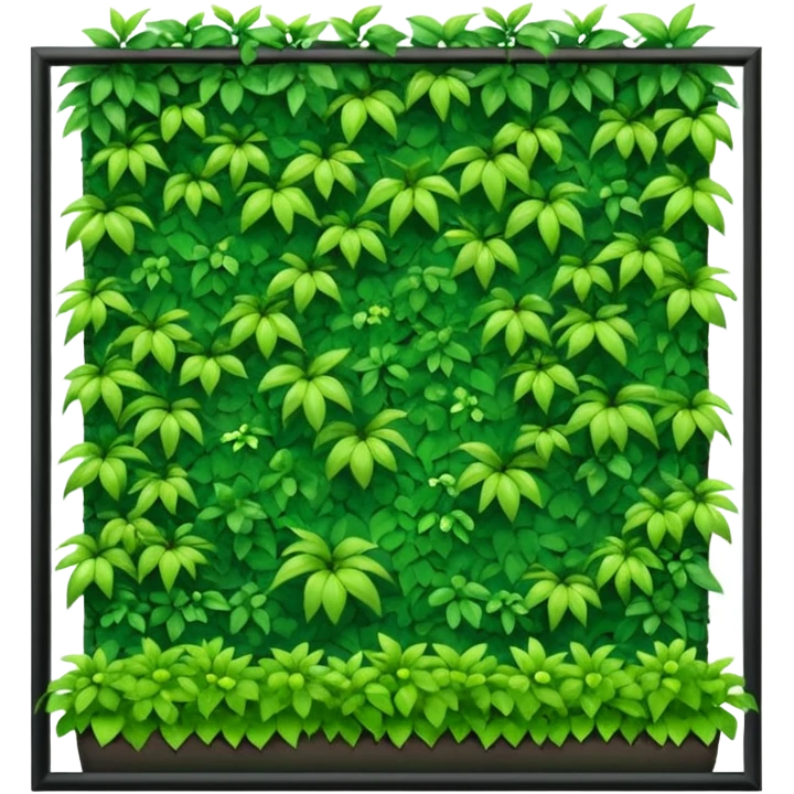 Green wall park emoji
