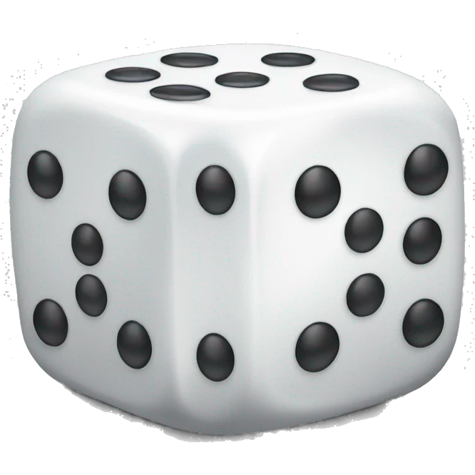 White dices emoji