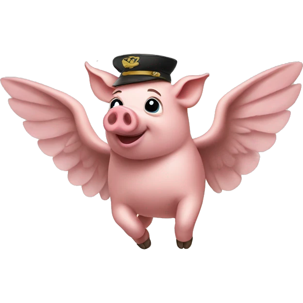 When pigs fly  emoji