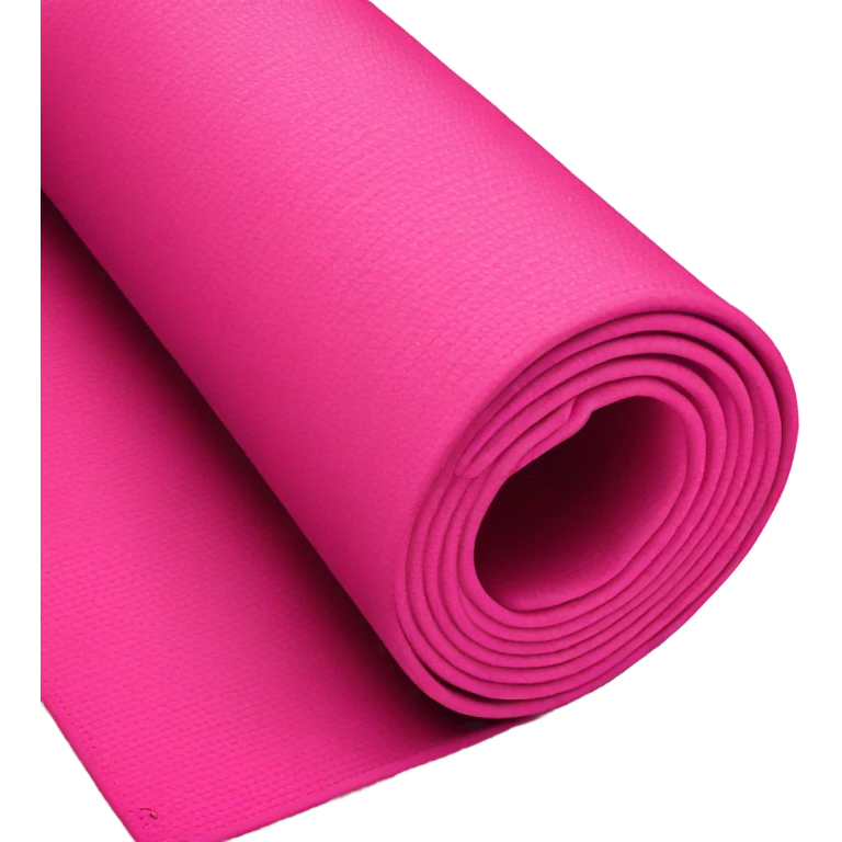 Pink Yoga mat  emoji