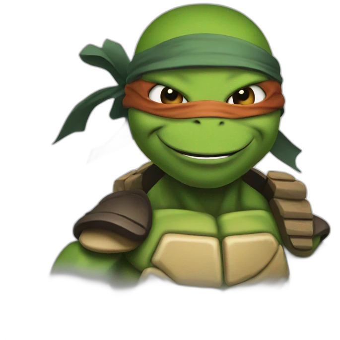 Leonardo ninja turtle emoji