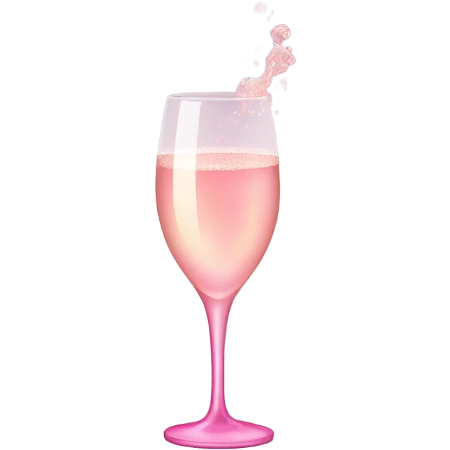 pink champagne  emoji