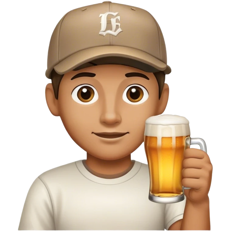 Dodger fan with beer emoji