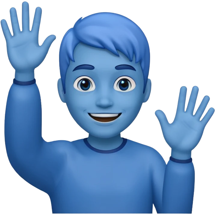 saying hello avatar emoji