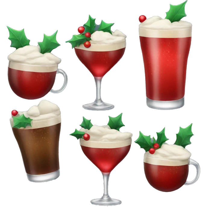 Christmas drink  emoji