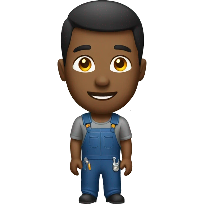 black auto mechanic emoji