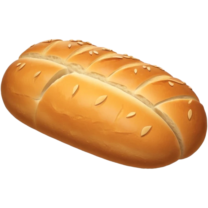 crusty French bread roll emoji
