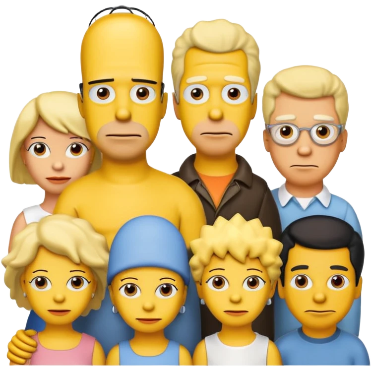 the simpsons, Different every character. emoji