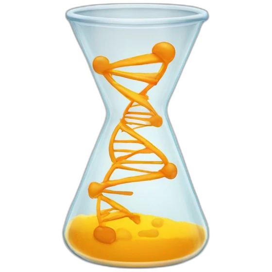 DNA in a beaker emoji