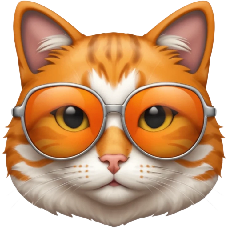 Cat wearing sunglasses emoji